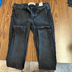 Black Hollister super skinny jeans